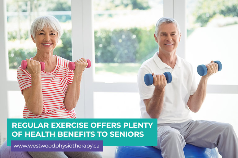 Regular exercise offers plenty of health benefits to seniors