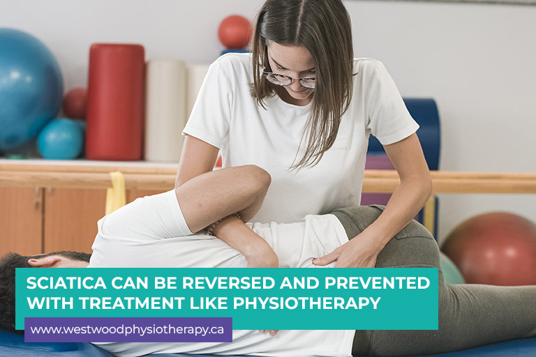 Sciatica can be reversed and prevented with treatment like physiotherapy
