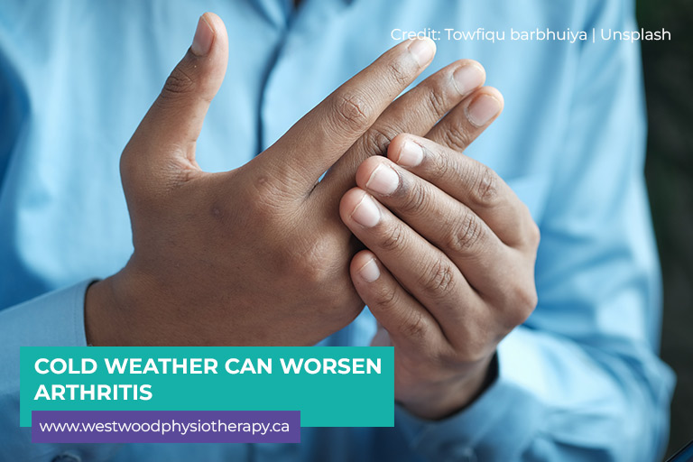 Cold weather can worsen arthritis